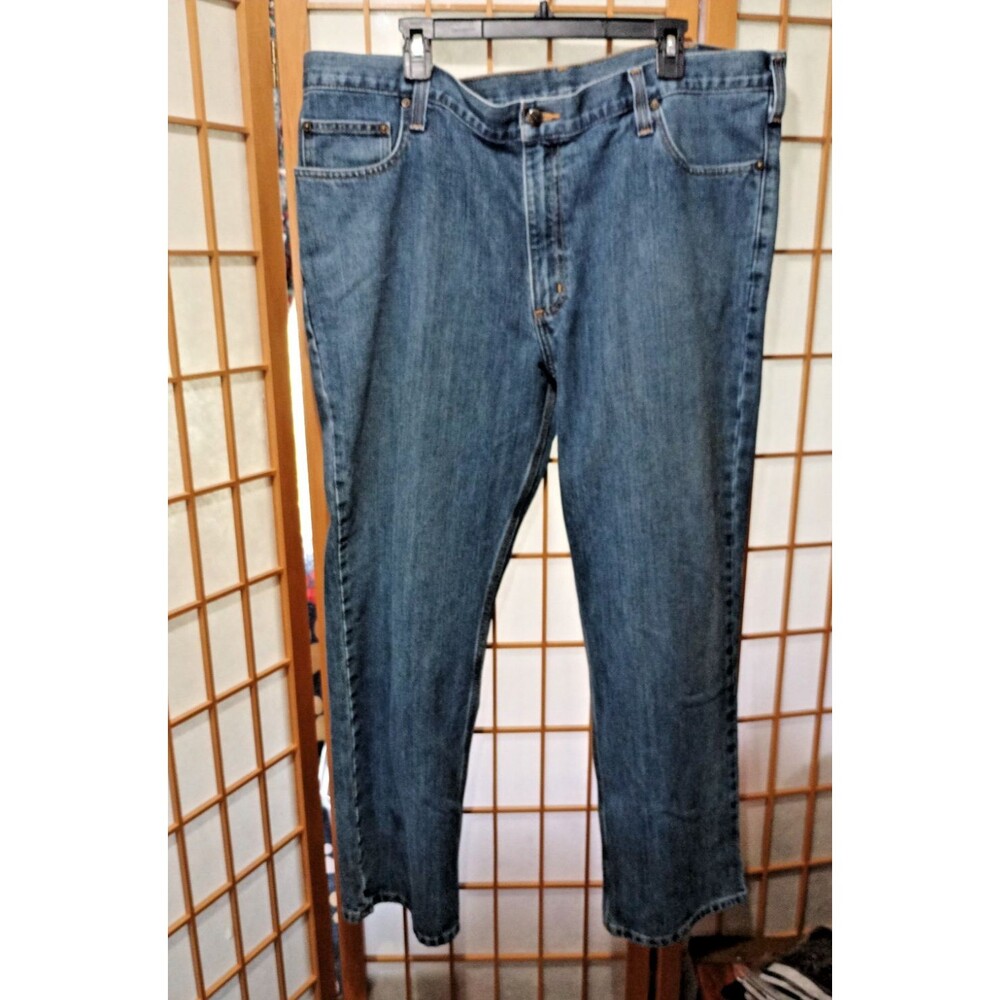 Carhartt 101483-980 Holter Jeans Mens 42x30 Relaxed Fit Straight Leg Workwear